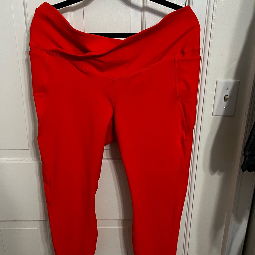 Fabletics PureLuxe Orange Leggings